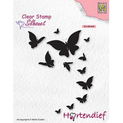 Nellie's Choice Clear Stamp - Butterflies